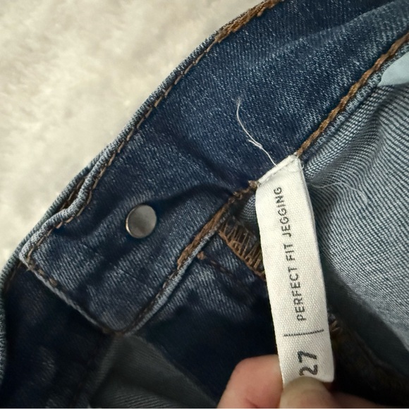 PACSUN Denim Stretch Skinny Distressed Jeggings Jeans 27 - Picture 6 of 8